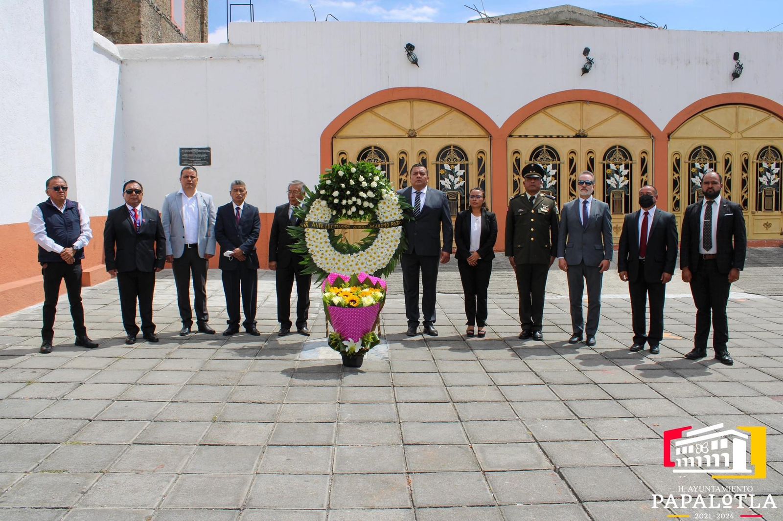 Conmemora Ayuntamiento de Papalotla aniversario luctuoso del General Máximo Rojas